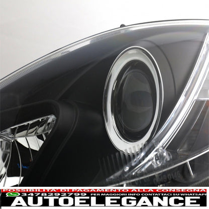 led drl headlights suitable for Seat leon altea toledo (06.2005-2009) black