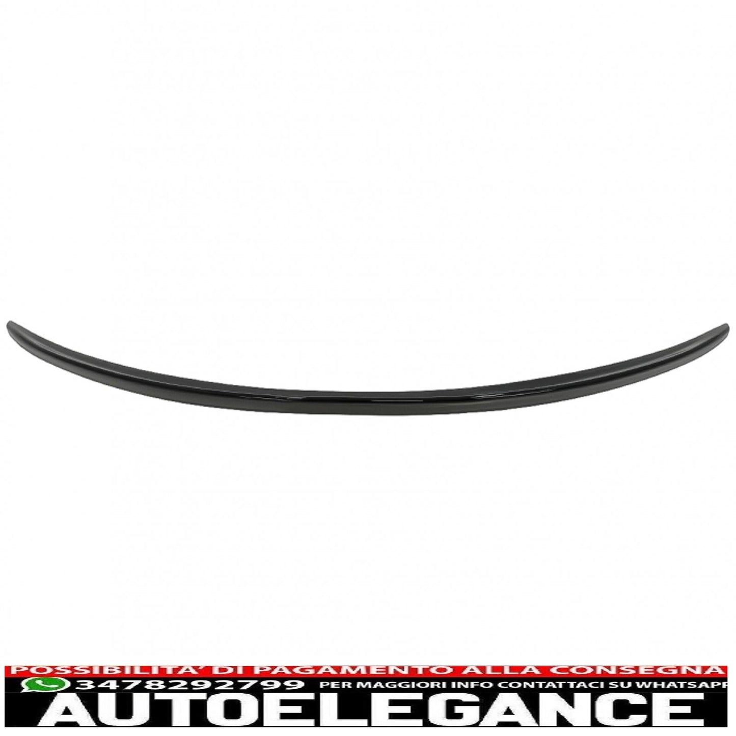 Boot Spoiler Suitable For Mercedes E Class C238 Coupe (2016-up) Piano Black 