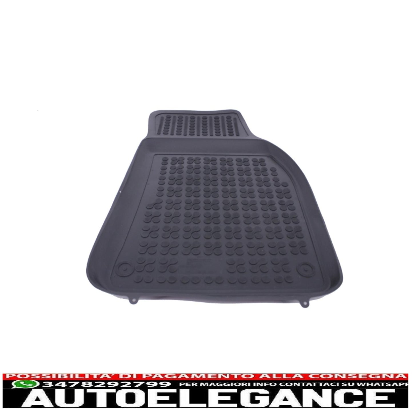 Black rubber mat suitable for audi a6 4f c6 (2008-2011)