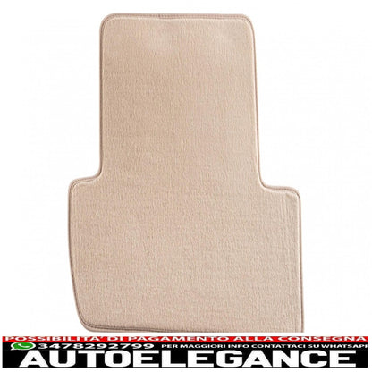 Beige floor mat suitable for mercedes c-class (w204) 03/2007-02/2014, t-modell (s204) 11/2007-08/2014