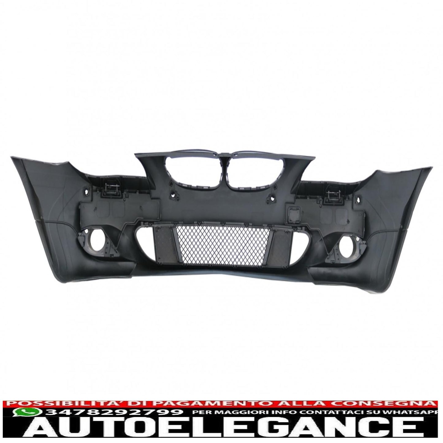 paraurti anteriore adatto per bmw serie 5 e60 e61 (2007-2010) design m-technik senza fendinebbia