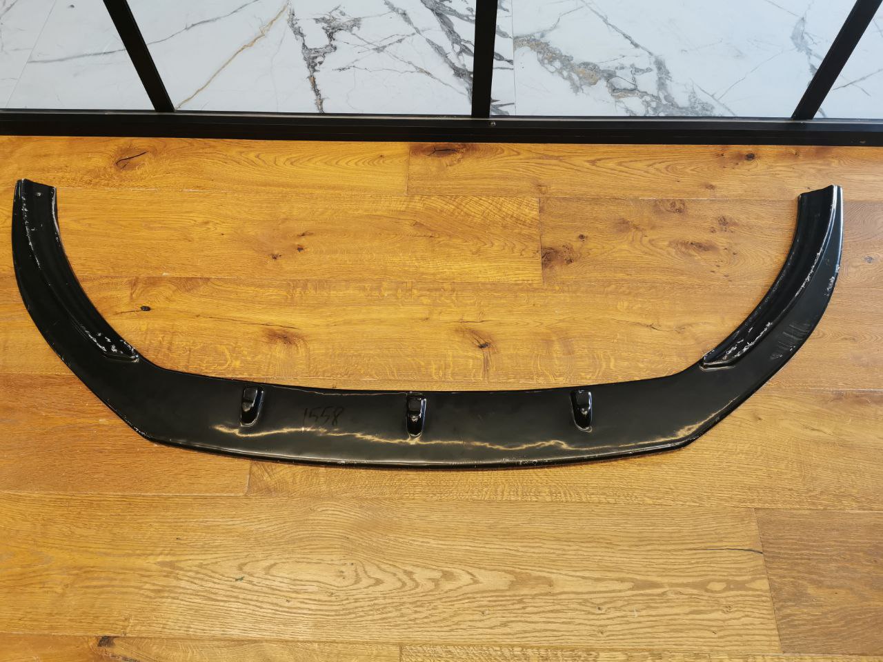 SPLITTER ADATTO PER VW PASSAT CC 2012-2017 RLINE LOOK NERO LUCIDO