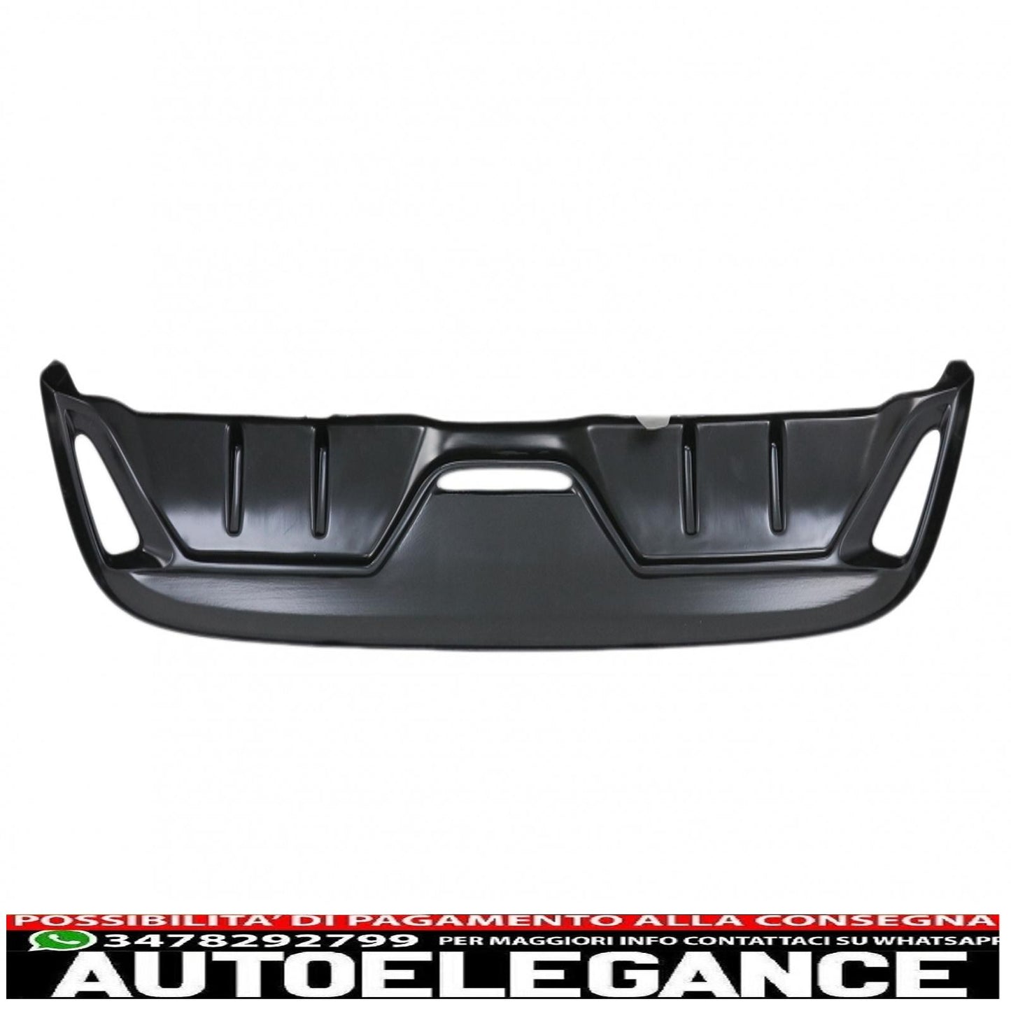 Rear Bumper Diffuser Suitable For Toyota Yaris Mk4 XP210 (2020-up) Piano Black