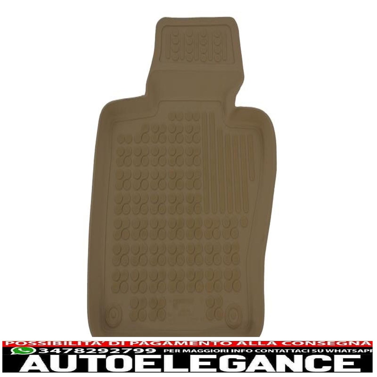 Beige rubber car mats suitable for bmw x3 e83 (2004-2010)