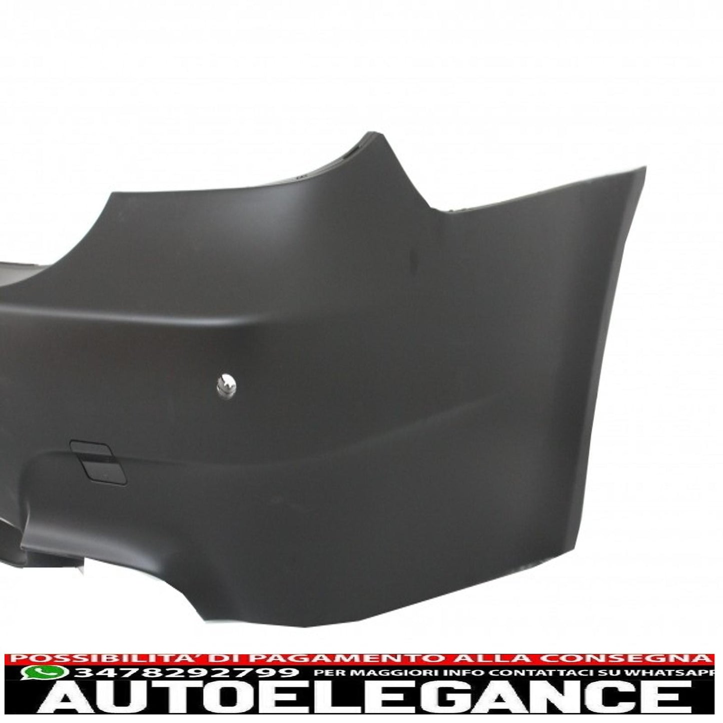 rear bumper suitable for bmw 5 series e60 lci (2007-2010) m5 design with pdc with side skirts 