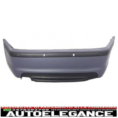 kit carrozzeria adatto per bmw serie 3 e46 berlina (1998-2004) paraurti con minigonne laterali in pdc e fendinebbia design m-technik cromato trasparente