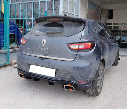 RENAULT CLIO 4 MK4 2012-2019 DIFFUSORE SOTTO PARAURTI POSTERIORE LOOK RS
