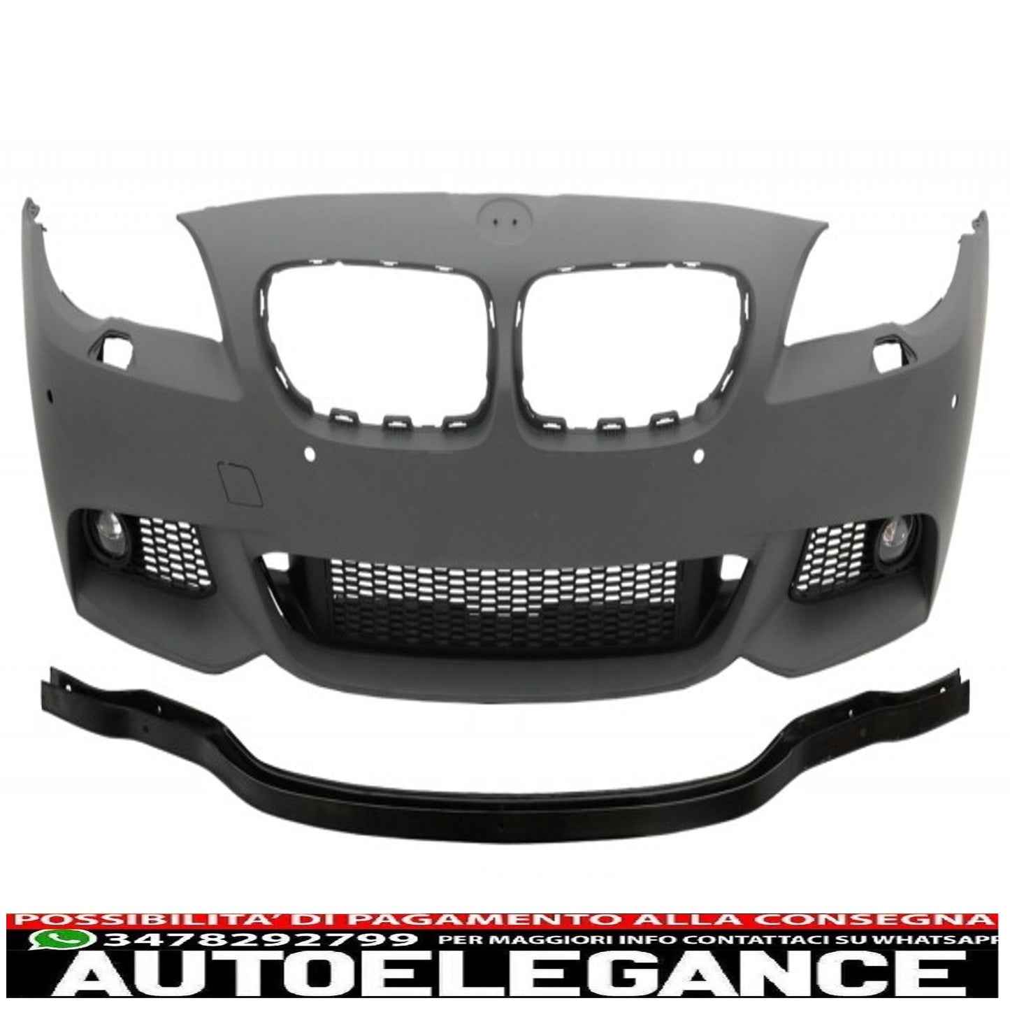 paraurti anteriore adatto per bmw serie 5 f10 f11 (07.2010-2013) non lci berlina touring m-technik design