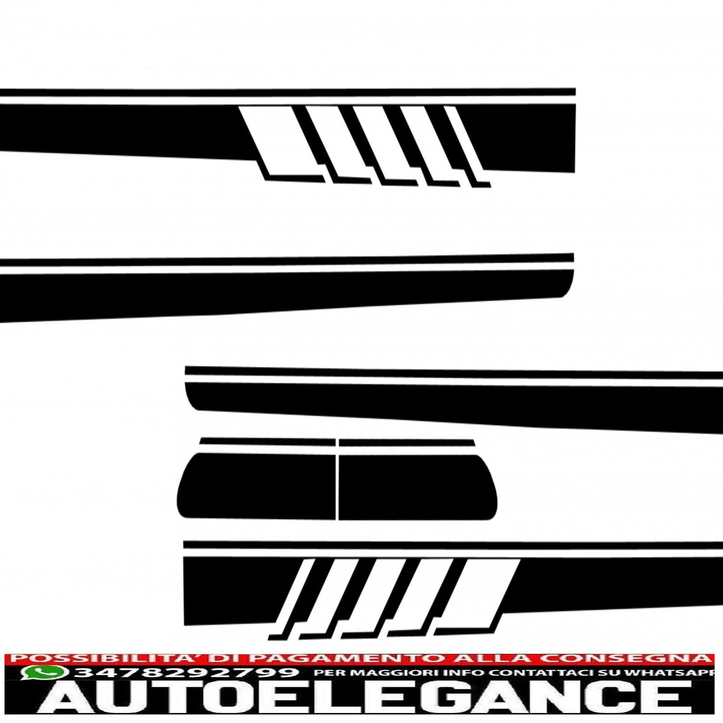 side decals vinyl sticker suitable for mercedes c class c205 coupe a205 cabriolet (2014-up) c63 piano black design 