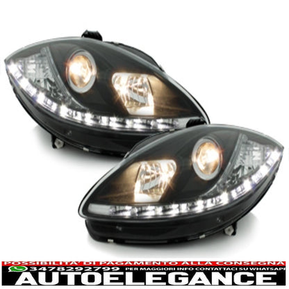 D-lite headlights suitable for Seat Leon 1p daytime running light_black 