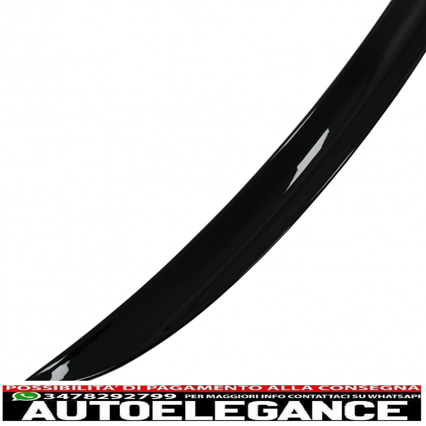trunk spoiler suitable for bmw 7 series g12 (2015-02.2019) m sport design piano black