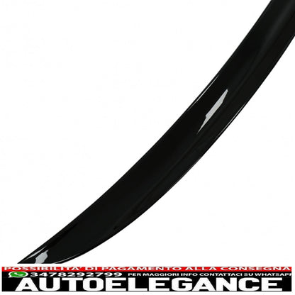 trunk spoiler suitable for bmw 7 series g12 (2015-02.2019) m sport design piano black