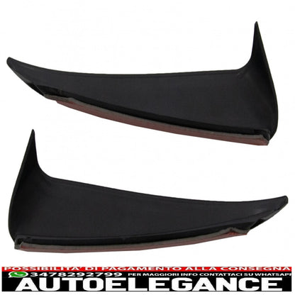 Alette paraurti posteriori alette laterali flic adatte per mercedes classe c w205 (2014-2020) pianoforte nero AUTOELEGANCERICAMBI