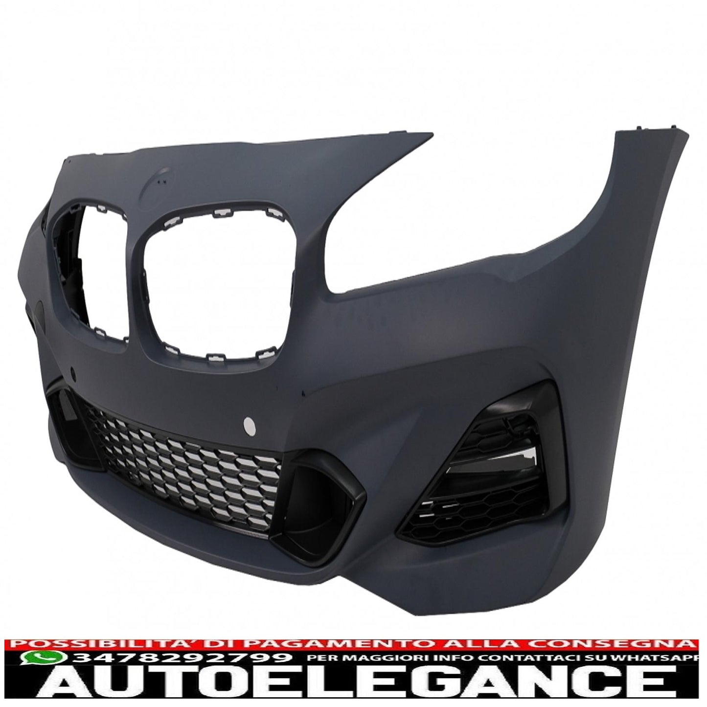body kit suitable for bmw 2 series f45 lci active tourer (05.2017-12.2019) m-technik design double outlet for single exhaust