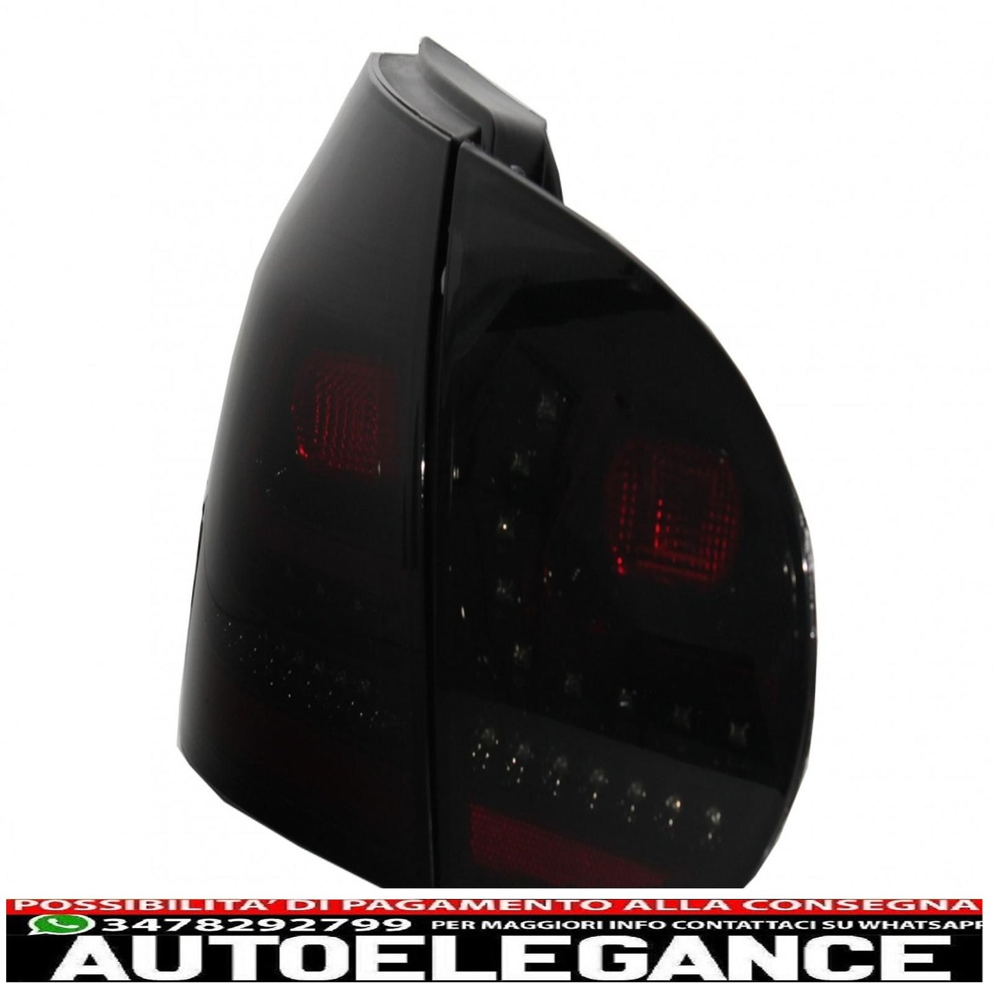 litec led rear lights suitable for vw golf 5 v (2004-2009) black/smoke with dynamic sequential turning light