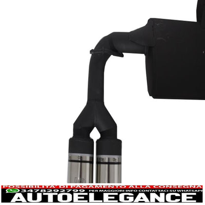 complete exhaust system suitable for vw golf 7 vii (2013-2017) r design 