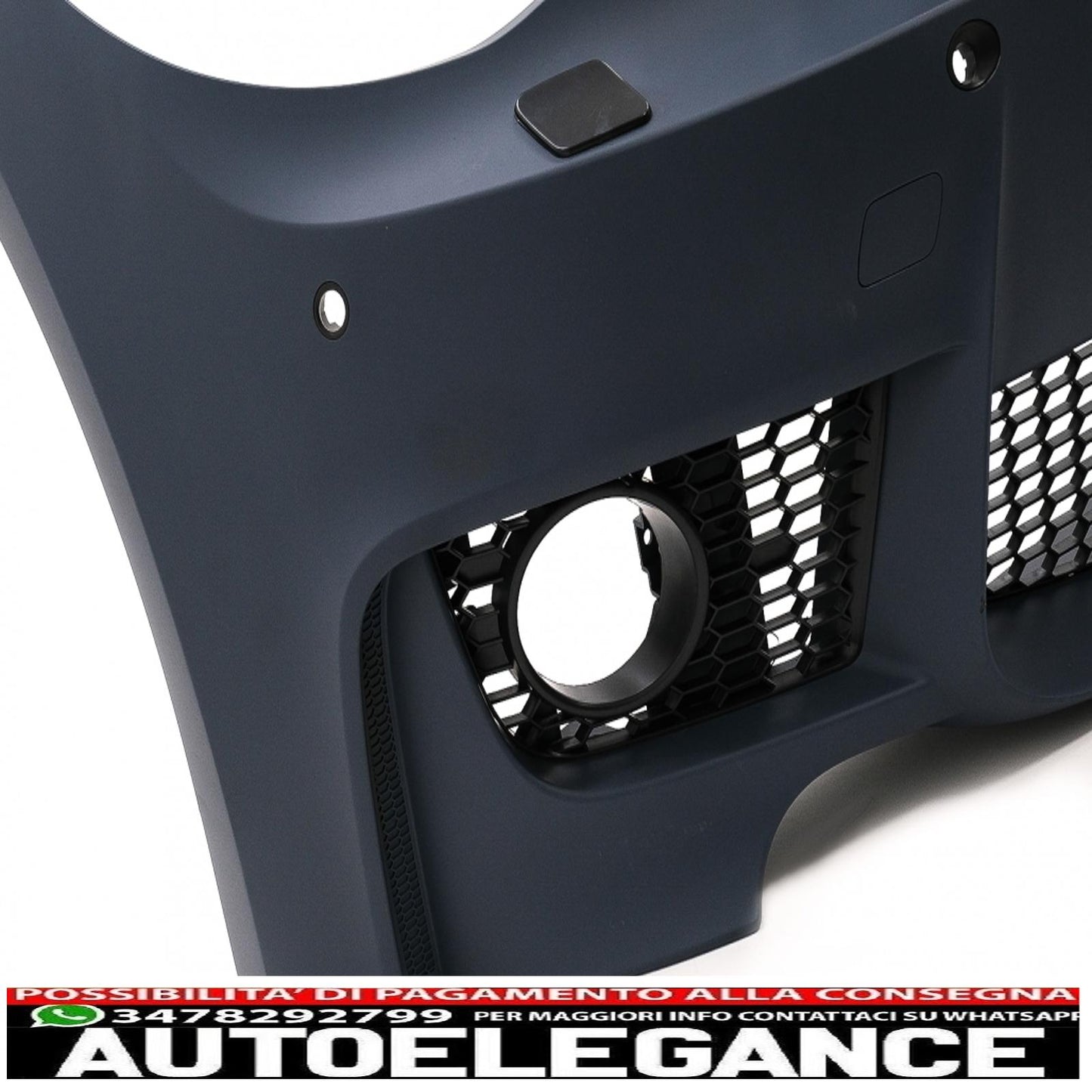 front bumper suitable for bmw 1 series e81 e82 e87 e88 (2004-2011) design 1m with sra pdc 