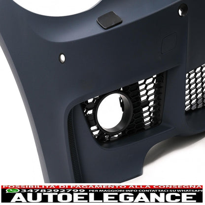 front bumper suitable for bmw 1 series e81 e82 e87 e88 (2004-2011) design 1m with sra pdc 