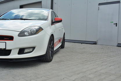 FIAT BRAVO II 2006-2014 SPOILER SPLITTER UNDER SKIRTS ABS GLOSSY BLACK -1-