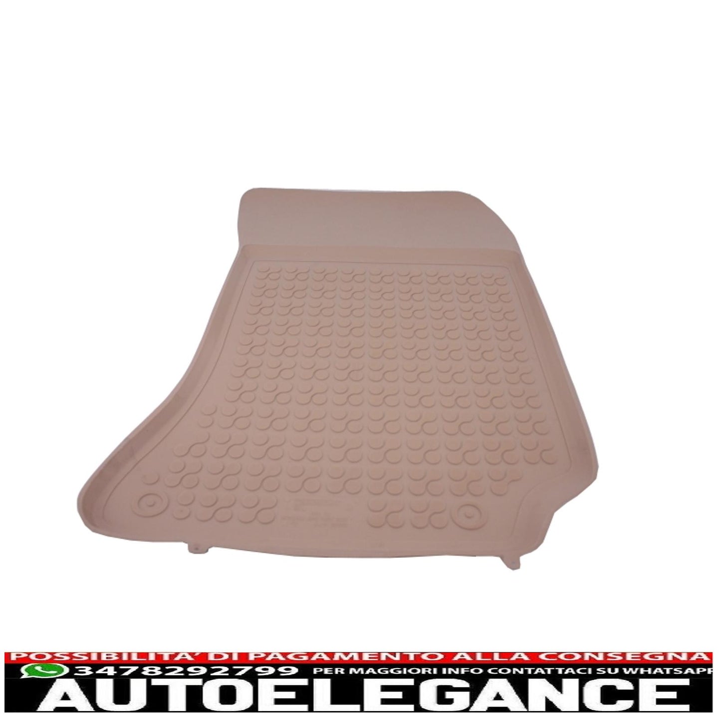Beige rubber mat suitable for mercedes e class w212 2009-2016