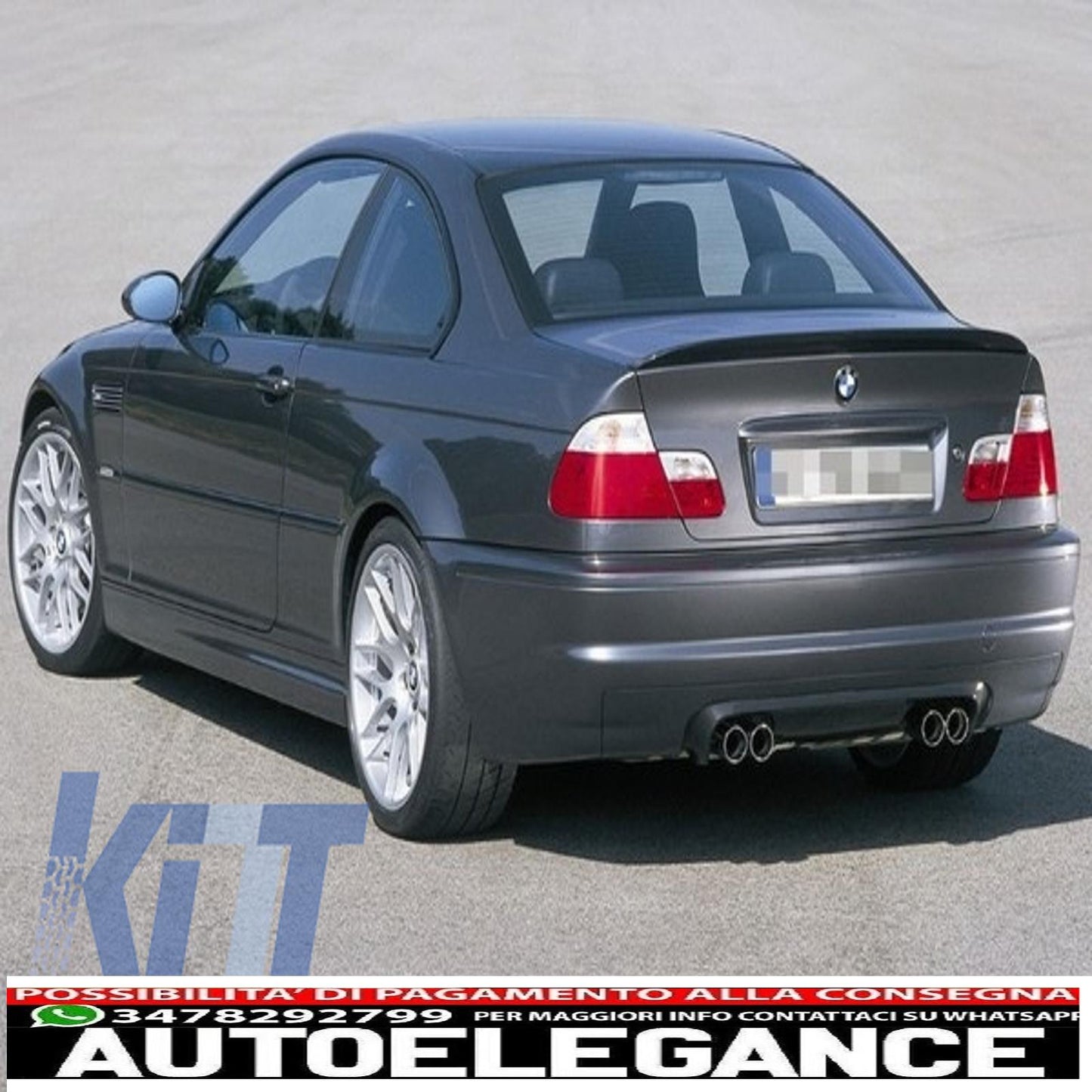 side skirts suitable for bmw 3 series e46 coupe cabrio (1998-2004) m3 m-technik design