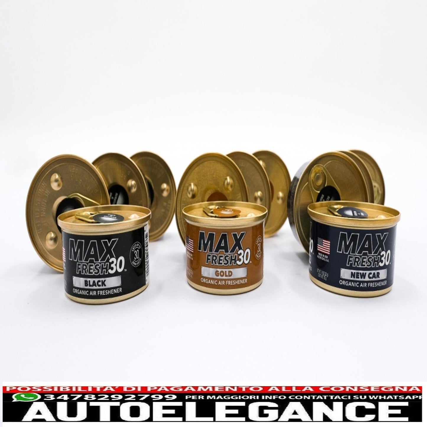 paradise air fresh deodorante biologico senza tappo lattina max fresh 30 12 lattine assortite