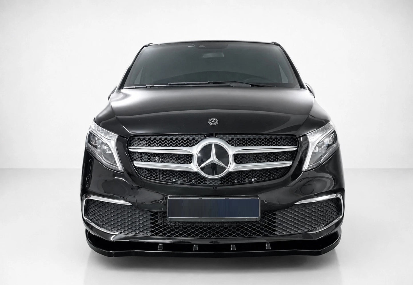 👉Splitter Anteriore Mercedes Classe V W447 Facelift 2019+ Nero Lucido👈