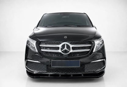👉Splitter Anteriore Mercedes Classe V W447 Facelift 2019+ Nero Lucido👈
