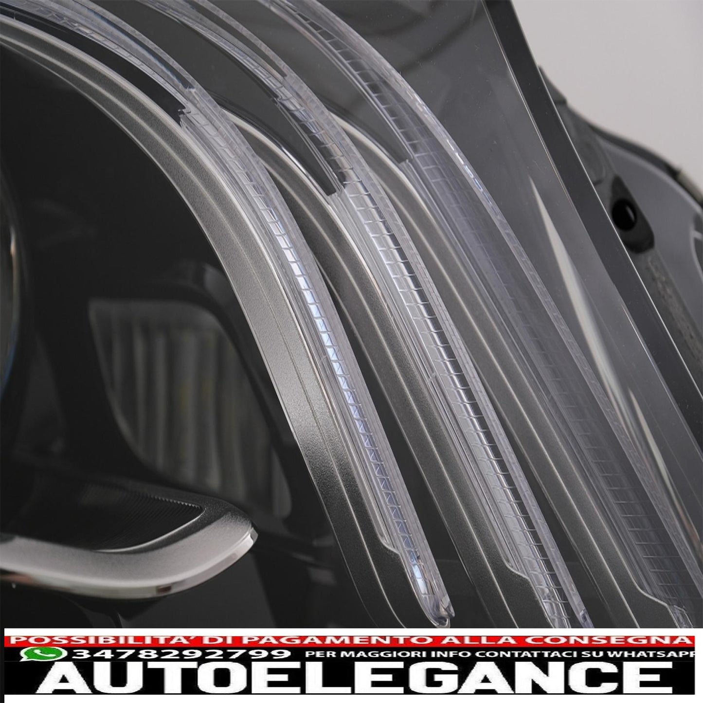 fari anteriori full led adatti per mercedes classe s w222 maybach x222 (2013-2017) look restyling