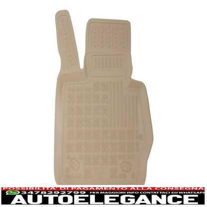 Beige carpet mat suitable for bmw x3 f25 (2011-2017), x4 f26 (2014-2018)