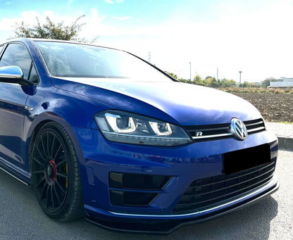 Splitter anteriore adatto per VW Volkswagen Golf MK 7 R / R Line 2013-2016