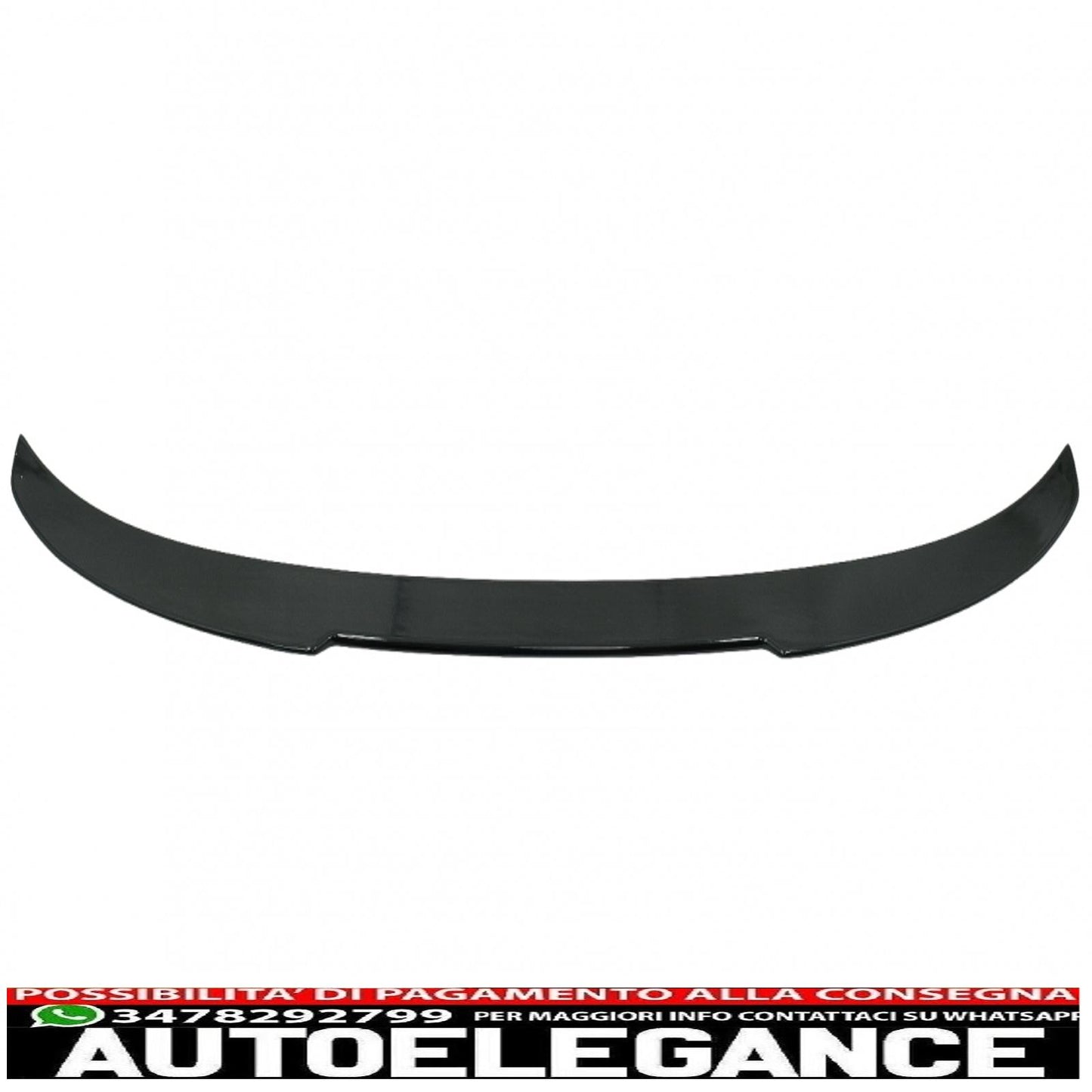 trunk spoiler suitable for bmw 4 series gran coupe f36 (2014-up) m4 csl design piano black 