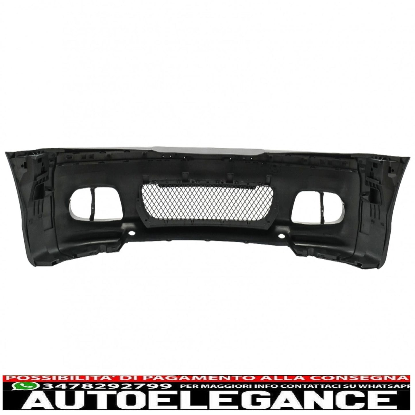 front bumper suitable for bmw 3 series e46 coupe cabrio (1999-2007) m-tech m-technik m-sport ii design