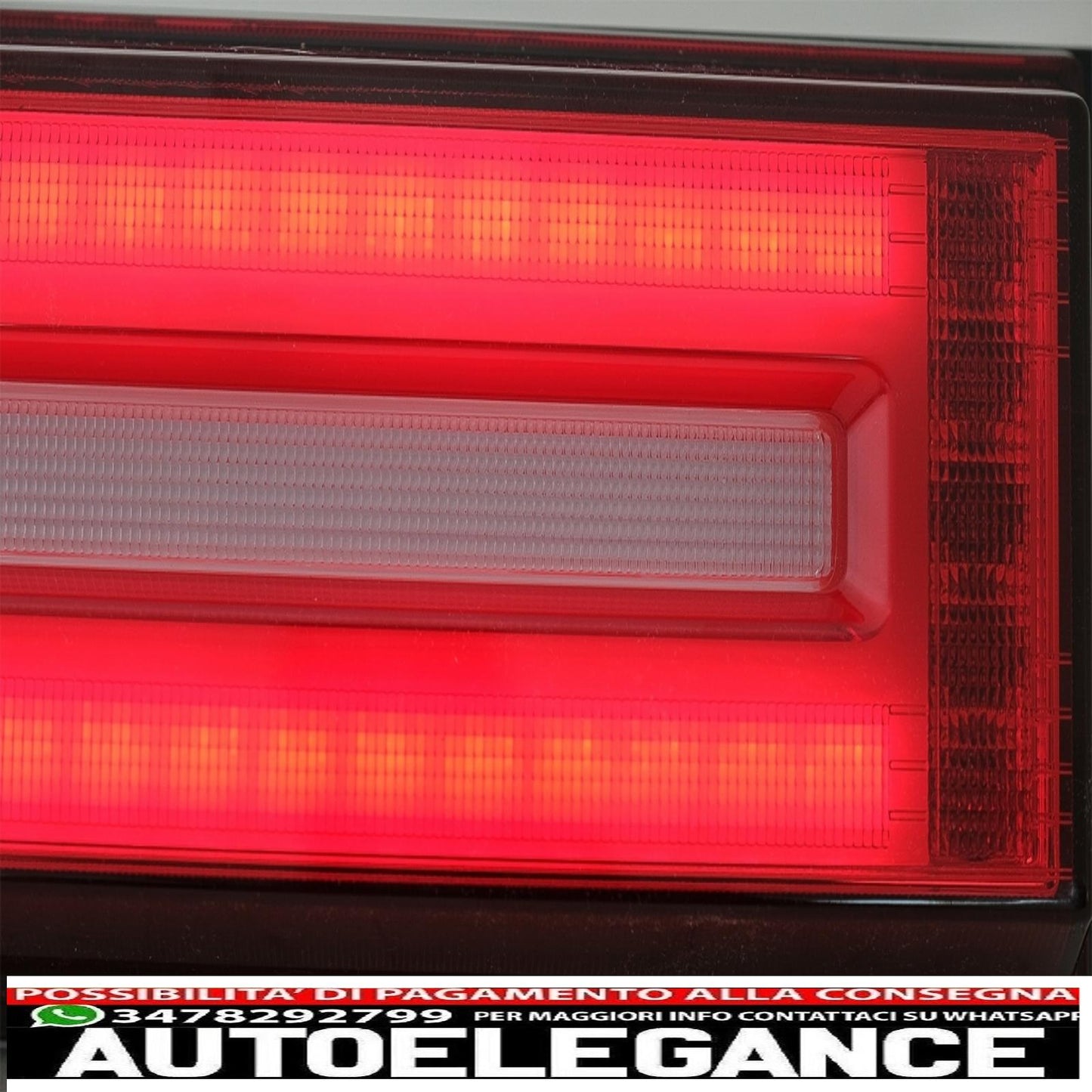 led rear lights light bar suitable for mercedes g class w463 (2008-2017) restyling 2018 dynamic design sequential cornering lights smoke red