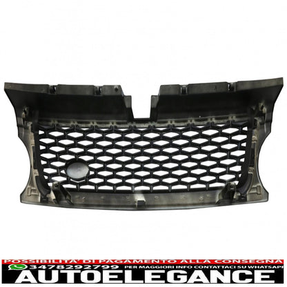 central grille and side air intakes group suitable for land rover sport l320 restyling (2009-2013) autobiography look all black edition