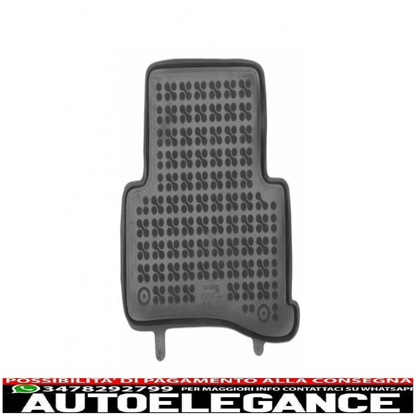 Black rubber mats suitable for kia sportage iv facelift (2018-)