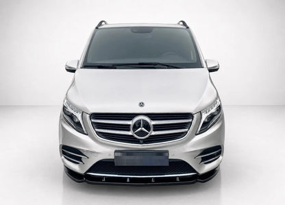 👉Splitter Anteriore Mercedes Classe V AMG-Line W447 14-24 Nero Lucido👈