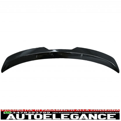 roof spoiler add on wing with trunk rear window spoiler suitable for vw golf 6 gti/r mk6 hatchback (2008-2012) piano black
