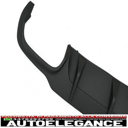Diffusore d'aria per mantovana paraurti posteriore adatto per mercedes classe c w204 c204 amg sport line (2012-2014) limousine coupé