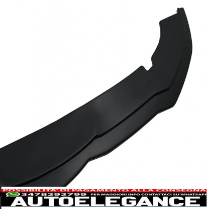 Front bumper splitter suitable for alfa romeo giulia 952 (2016-2021) black