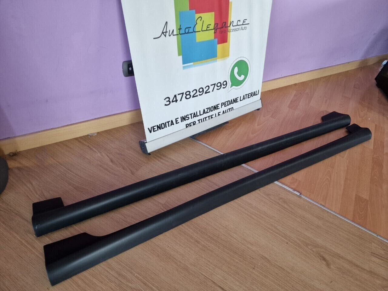 COPPIA MINIGONNE SOLO PER AUDI A3 8P 2004-2012 5 PORTE SPORTBACK LOOK RS3 0603 AUTOELEGANCERICAMBI