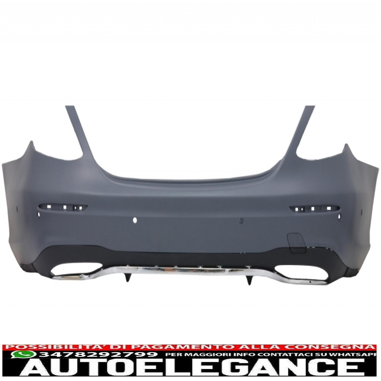 complete body kit with central grille muffler tips suitable for mercedes e-class w213 (2016-2019) gt-r e43 e53 sport line design