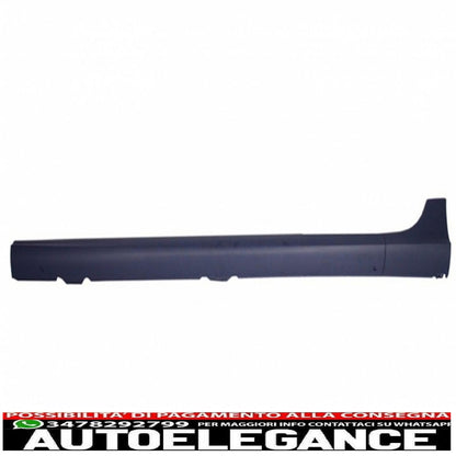 paraurti anteriore con minigonne laterali adatto per vw golf v 5 (2003-2007) alluminio spazzolato r32 look