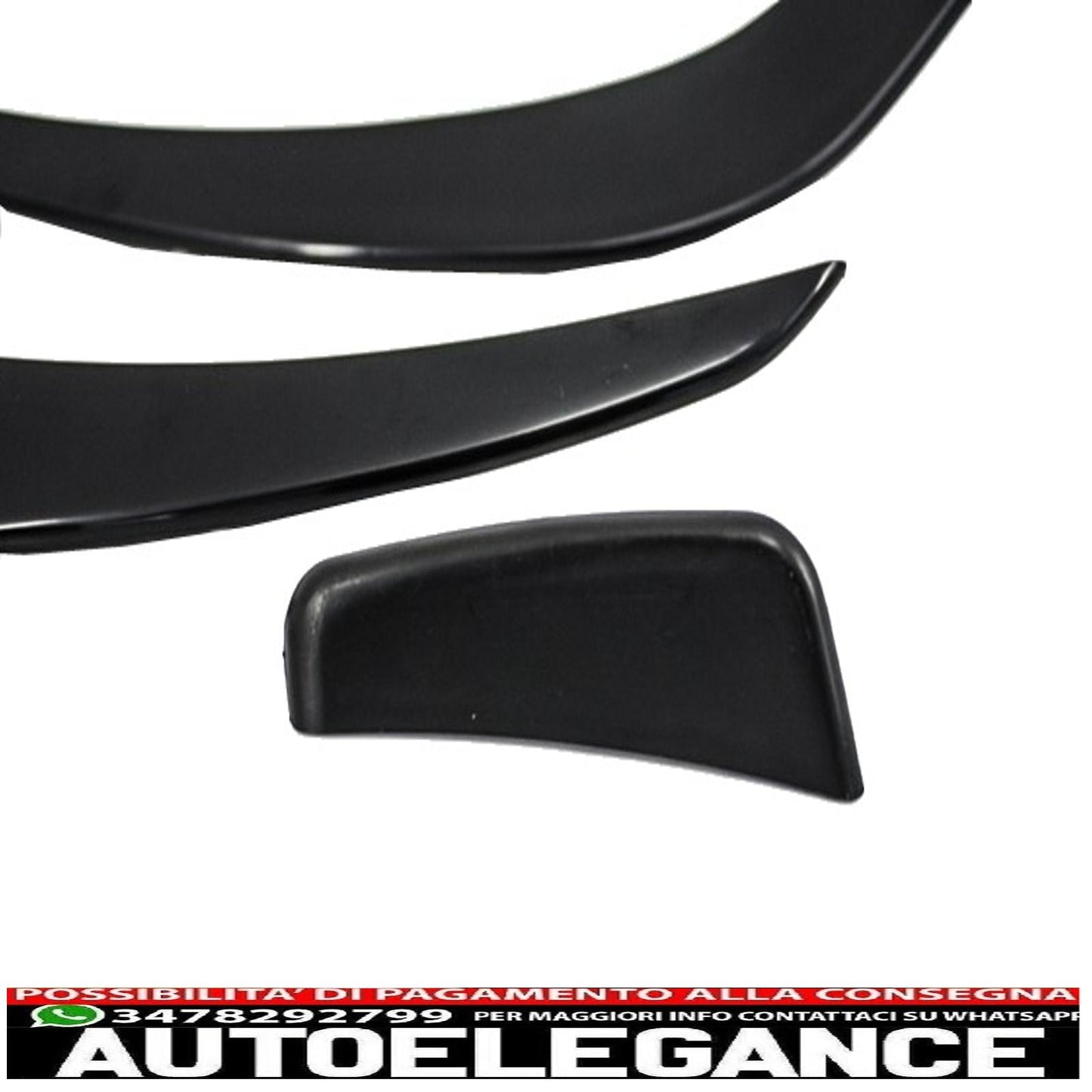Alette aerodinamiche splitter paraurti anteriore adatte per mercedes w176 classe a (2012-08/2015) design a45 AUTOELEGANCERICAMBI