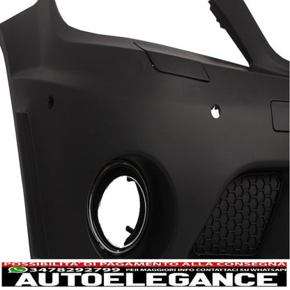 paraurti anteriore adatto a mercedes classe c w204 (2007-2012) design c63 con pdc