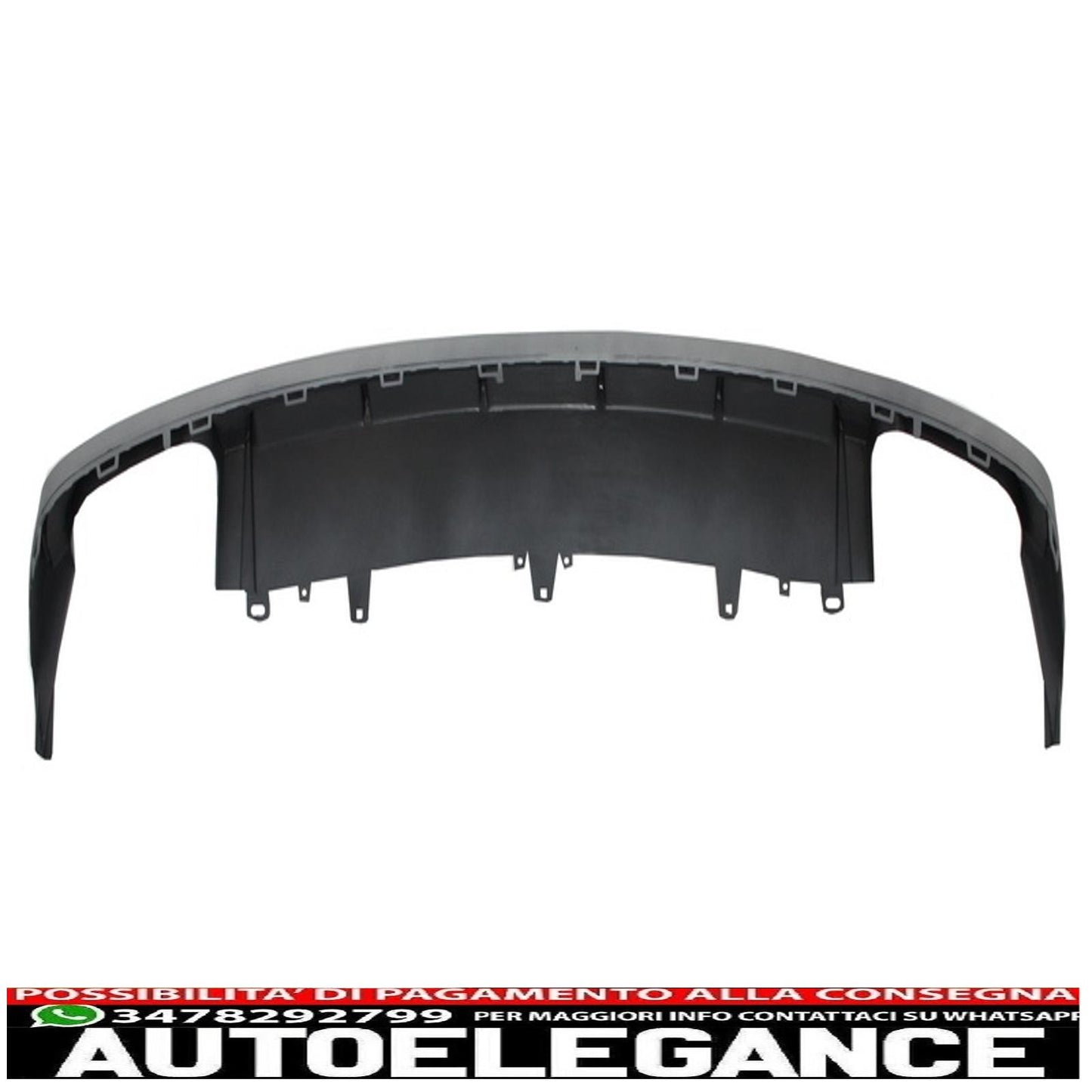 Diffusore mantovana paraurti posteriore adatto per audi a6 4g facelift limousine avant (2015-2018) s6 design