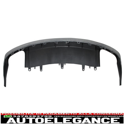 Diffusore mantovana paraurti posteriore adatto per audi a6 4g facelift limousine avant (2015-2018) s6 design