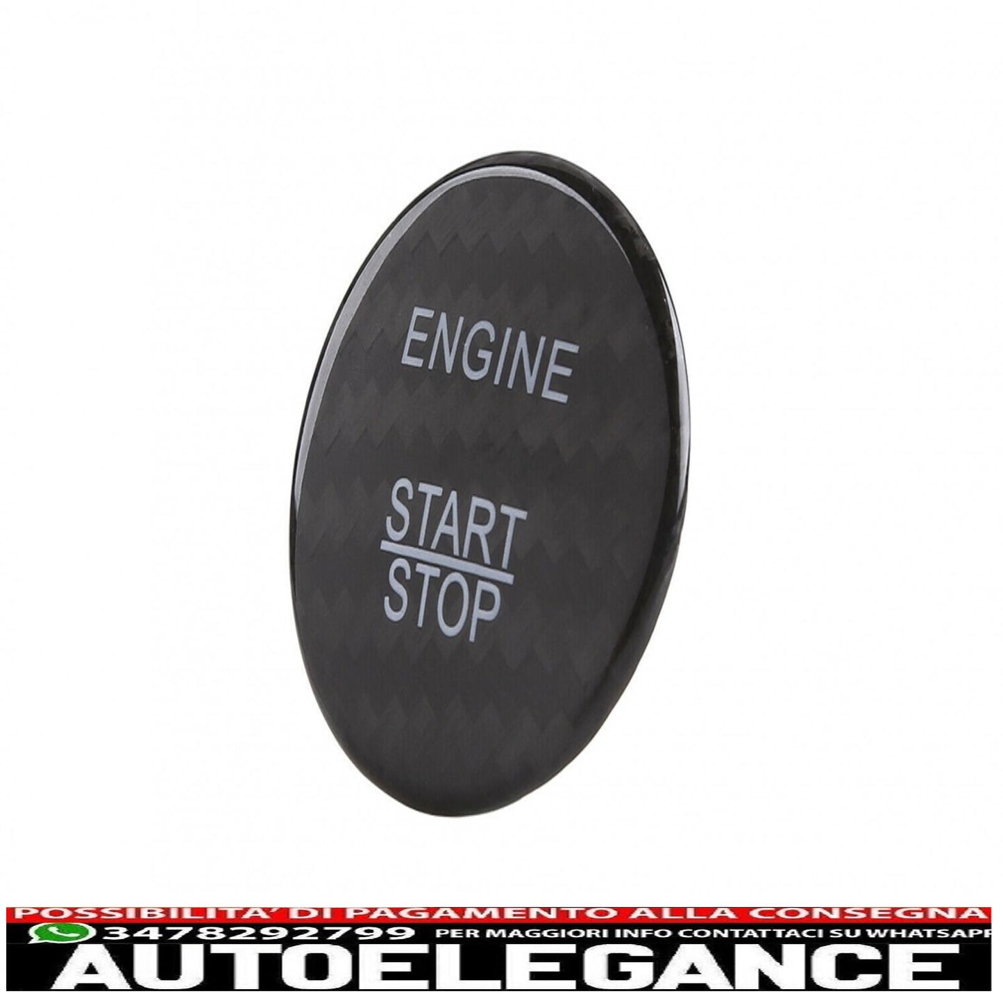 copertura del pulsante di avvio del motore dell'auto decorazione interna adatta per mercedes classe a w176 (2012-2017) classe b w246 (2012-2017) classe c w205 (2015-2017) w204 (2008-2014) vero carbonio AUTOELEGANCERICAMBI