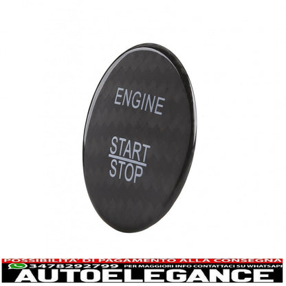 copertura del pulsante di avvio del motore dell'auto decorazione interna adatta per mercedes classe a w176 (2012-2017) classe b w246 (2012-2017) classe c w205 (2015-2017) w204 (2008-2014) vero carbonio AUTOELEGANCERICAMBI