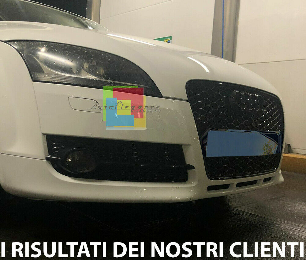 AUDI TT 8J 2006-2014 MASCHERINA NERA GRIGLIA ANTERIORE NIDO D'APE - NO LOGO - 05 AUTOELEGANCERICAMBI